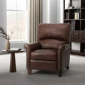 Eliana 33.07" Wide Genuine Leather Manual Recliner