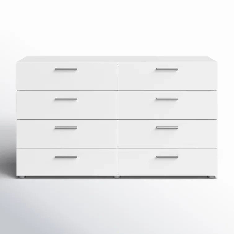 Jantz 8 Drawer 55.12" W Double Dresser
