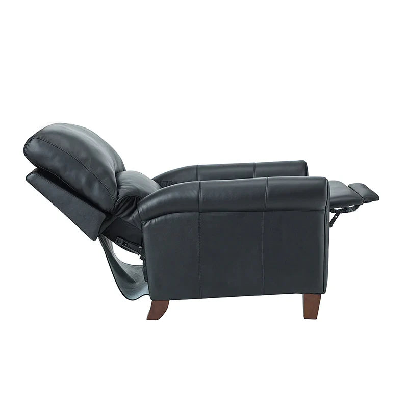 Eliana 33.07" Wide Genuine Leather Manual Recliner