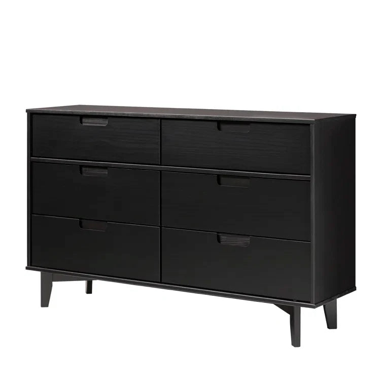 Yarber Groove 6 Drawer Double Dresser
