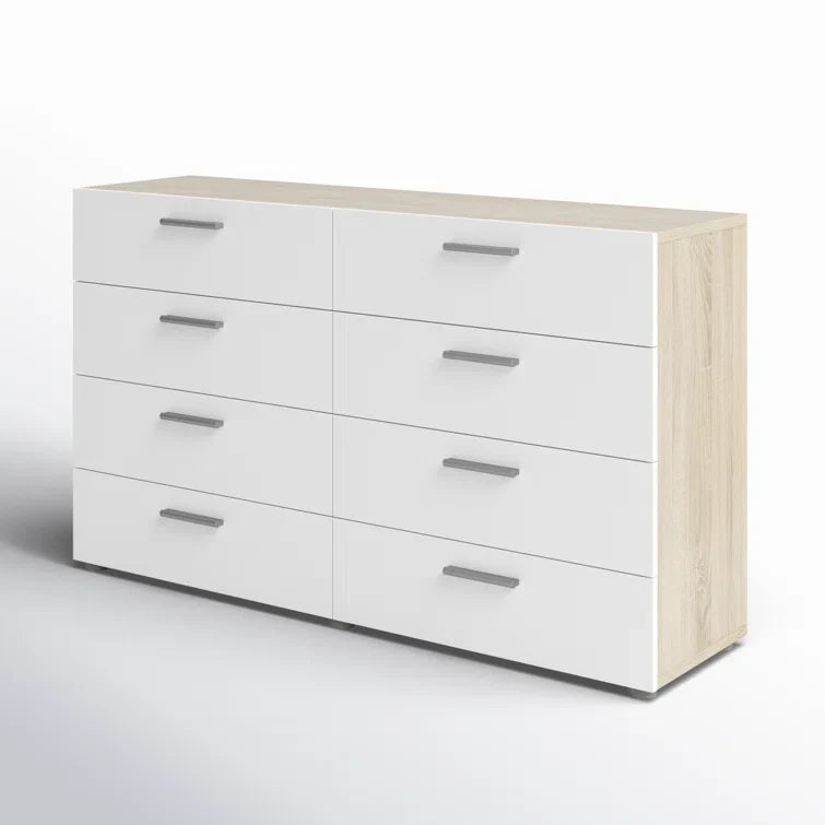 Jantz 8 Drawer 55.12" W Double Dresser